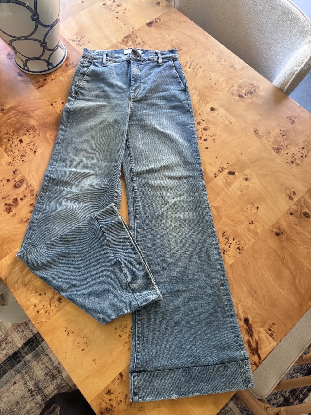 Hidden Los Angeles- Wide Leg trouser Jean - 26